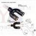 OkaeYa 3.5mm Audio Jack To Headphone Microphone Splitter Converter Adaptor (Specially Design For Mobile And Tablet Only)